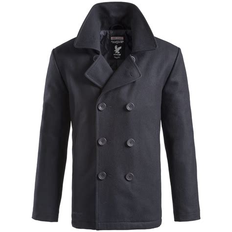 genuine navy surplus pea coat.